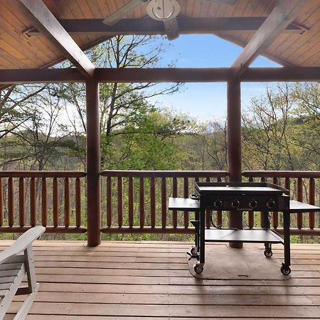Private Smoky Mtn Log Home With 2 Decks And Hot Tub! 鸽子谷 外观 照片