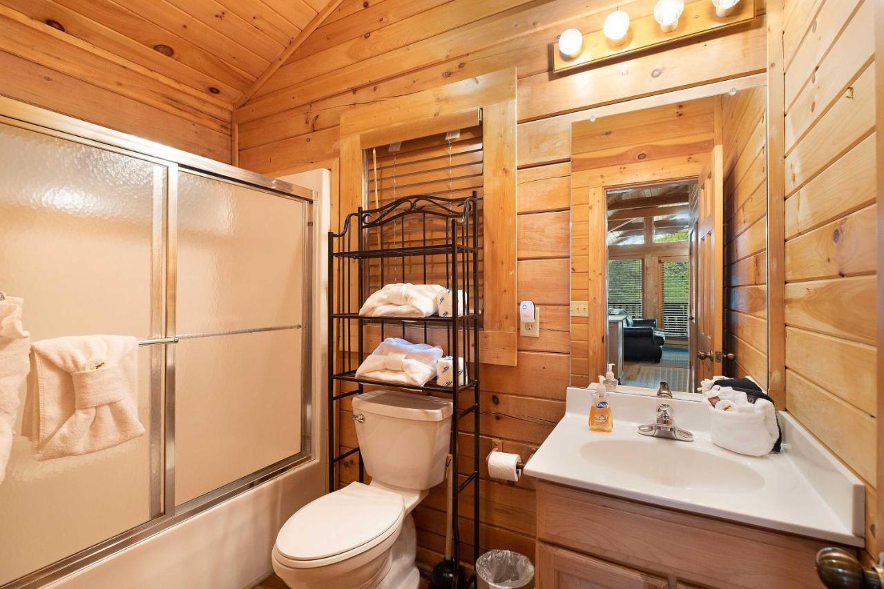 Private Smoky Mtn Log Home With 2 Decks And Hot Tub! 鸽子谷 外观 照片
