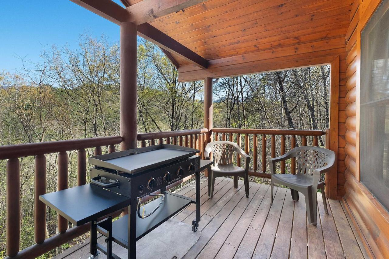 Private Smoky Mtn Log Home With 2 Decks And Hot Tub! 鸽子谷 外观 照片
